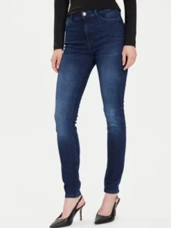 Guess Jeansy W5BA46 D0791 Niebieski Skinny Fit