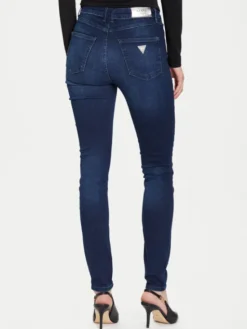 Guess Jeansy W5BA46 D0791 Niebieski Skinny Fit