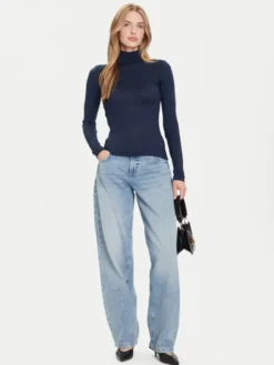 Guess Jeansy W5BA2L D0742 Niebieski Baggy Fit