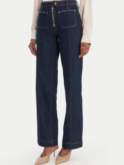 Guess Jeansy W6RA3F D6881 Granatowy Regular Fit