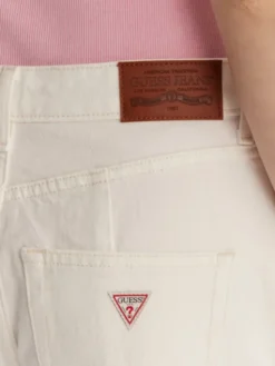 Guess Jeansy W6RA1H D6521 Biały Wide Leg