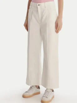 Guess Jeansy W6RA1H D6521 Biały Wide Leg