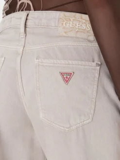 Guess Jeansy W5RA96 WFD53 Beżowy Palazzo Fit