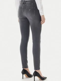 Guess Jeansy W2YA46 D4PZ2 Szary Skinny Fit