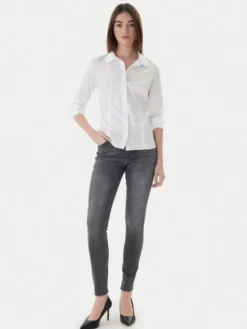 Guess Jeansy W2YA46 D4PZ2 Szary Skinny Fit