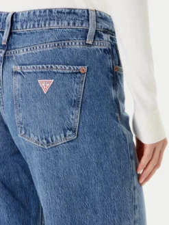 Guess Jeansy W5YA96 D5QKB Granatowy Regular Fit