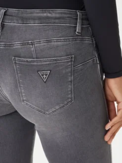 Guess Jeansy W2YAJ2 D4PZ2 Szary Skinny Fit