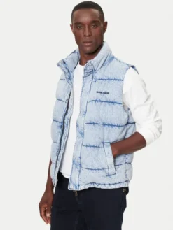 Guess Kamizelka M5BN81 D6181 Niebieski Regular Fit