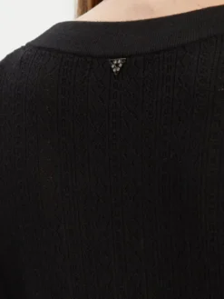 Guess Kardigan W5YR01 Z2ZK2 Czarny Regular Fit