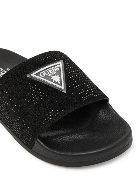 Guess Klapki E6GZ16 BB00F Czarny