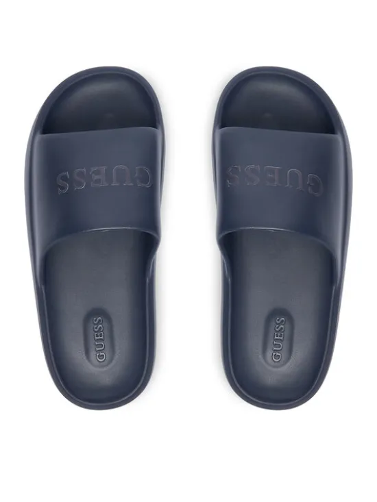 Guess Klapki F6GZ04 BB00F Granatowy