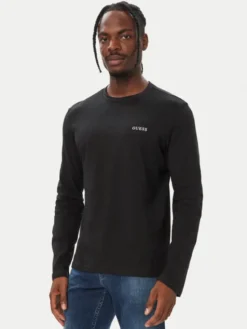 Guess Komplet longsleeve U6BG04 K5370 Czarny Regular Fit