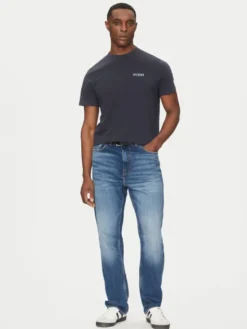 Guess Komplet t-shirtów U4YG52 KCAM1 Granatowy Regular Fit