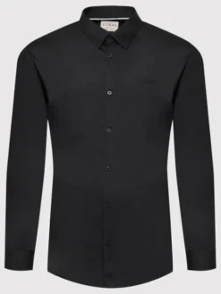 Guess Koszula Sunset M1YH20 W7ZK1 Czarny Slim Fit