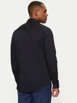 Guess Koszula Sunset M1YH20 W7ZK1 Granatowy Slim Fit