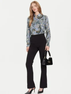 Guess Koszula W5BH78 W2770 Niebieski jasny Regular Fit