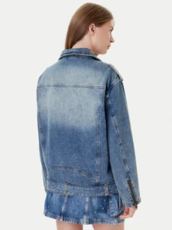 Guess Kurtka jeansowa W5YN70 D4XYZ Niebieski Regular Fit