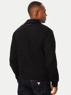 Guess Kurtka przejściowa M6BQ24 K6164 Czarny Regular Fit