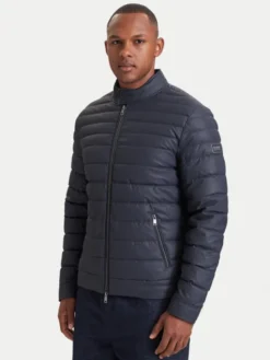 Guess Kurtka przejściowa M6YL39 W2849 Granatowy Regular Fit