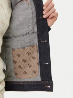 Guess Kurtka przejściowa 177333 Niebieski Classic Fit