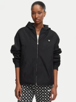 Guess Kurtka przejściowa V6YL11 W2871 Czarny Regular Fit