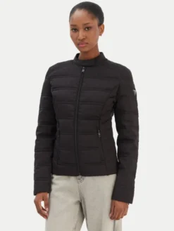 Guess Kurtka przejściowa W6RL02 WJ492 Czarny Regular Fit