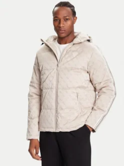 Guess Kurtka przejściowa Z5BL02 WFIQ2 Beżowy Regular Fit