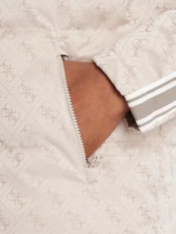 Guess Kurtka przejściowa Z5BL02 WFIQ2 Beżowy Regular Fit