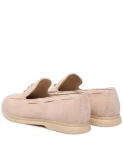 Guess Loafersy Aryanai FLTNAI SUE14 Beżowy jasny