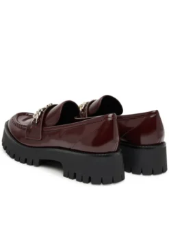 Guess Loafersy FLPALR ELE14 Bordowy