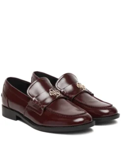 Guess Loafersy FLPBVL ELE14 Bordowy