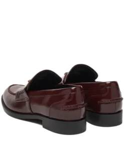 Guess Loafersy FLPBVL ELE14 Bordowy