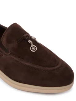 Guess Loafersy FLTNAI SUE14 Brązowy