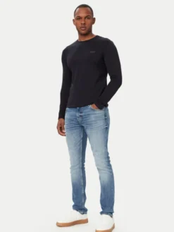 Guess Longsleeve M6YI28 K3733 Granatowy Regular Fit