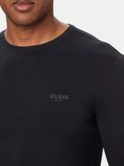 Guess Longsleeve M6YI28 K3733 Granatowy Regular Fit