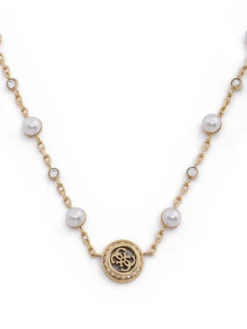 Guess Naszyjnik JUBN05 515JW Złoty