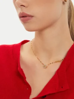 Guess Naszyjnik JUBN04 643JW Złoty