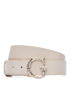 Guess Pasek Damski BW9496 P6435 Beżowy jasny