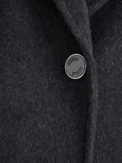 Guess Płaszcz wełniany W5BL19 W2642 Szary Regular Fit