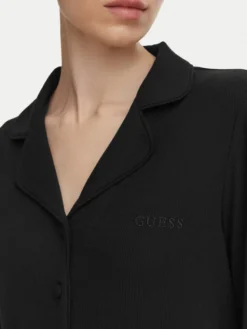 Guess Piżama O6BX04 K5041 Czarny Regular Fit