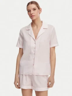 Guess Piżama O6GX00 WN011 Różowy jasny Regular Fit