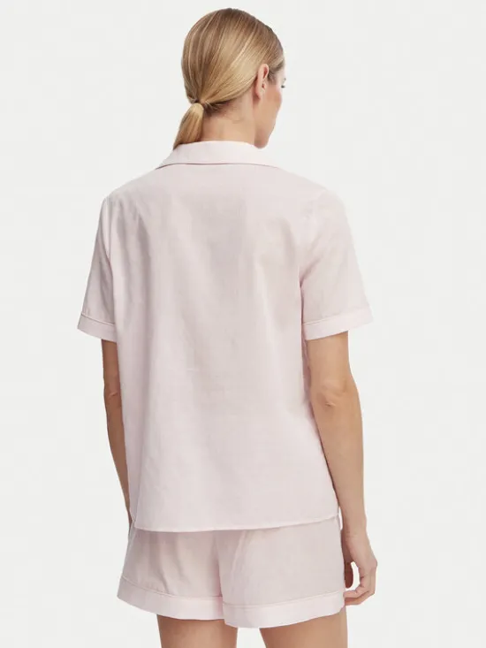 Guess Piżama O6GX00 WN011 Różowy jasny Regular Fit