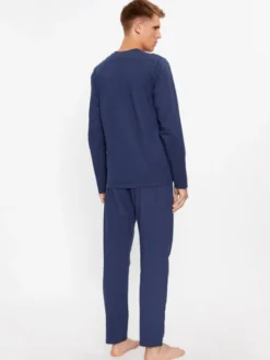 Guess Piżama U2BX00 KBZG0 Niebieski Regular Fit