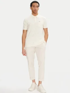 Guess Polo M5GP08 KCSJ0 Écru Regular Fit