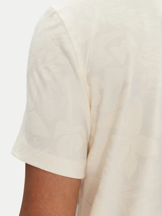 Guess Polo M5GP08 KCSJ0 Écru Regular Fit