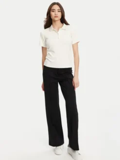 Guess Polo V5YP01 KCX12 Kremowy Regular Fit