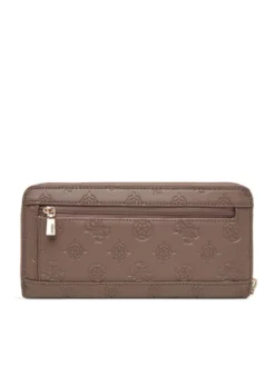 Guess Portfel Carmella Slg SWPD22 25146 Brązowy jasny