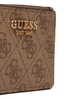 Guess Portfel Laurel II Slg SWSG74 59505 Brązowy