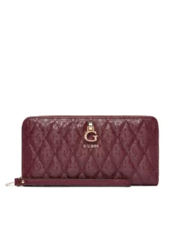 Guess Portfel Tamara Slg SWGG23 23146 Bordowy