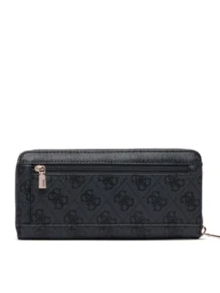 Guess Portfel Yvonne Logo Slg SWSG23 78146 Szary ciemny